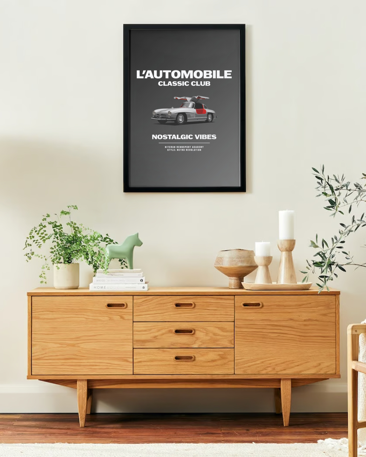 300SL - Gerahmtes Poster