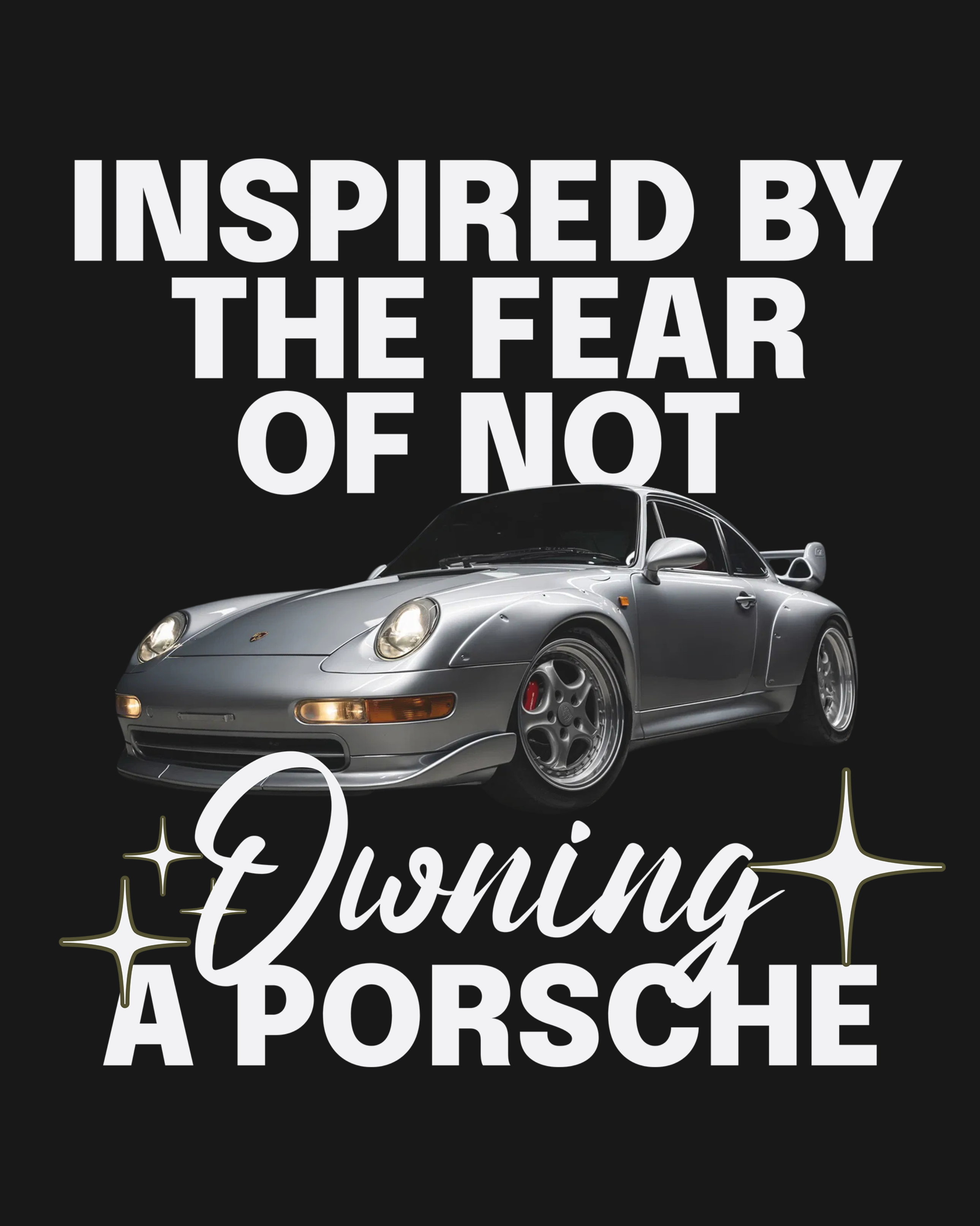 Inspiriert von Angst - Gerahmtes Poster